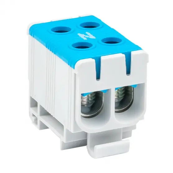 Клемма двойная КСВ 16-50 синяя  EKF plc-kvs2-16-50-blue