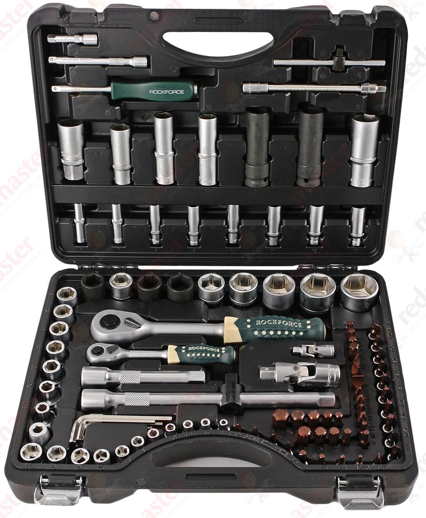 Набор инструментов 94+6пр, 1/4", 1/2", 6гр. Rock FORCE RF-4941-5 PREMIUM