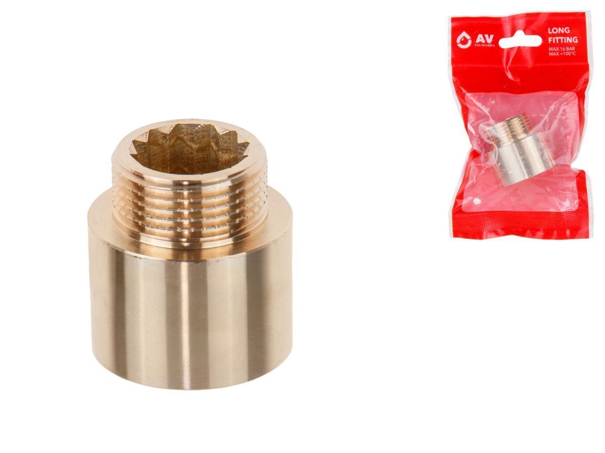 Удлинитель 3/4" вн.-нар. х 20 мм AV Engineering AVE301040