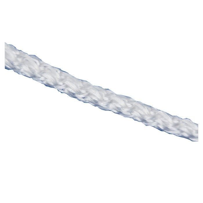 Шнур вязаный полипропиленовый с серд. белый, 4 мм, L20 м  Сибртех 93957