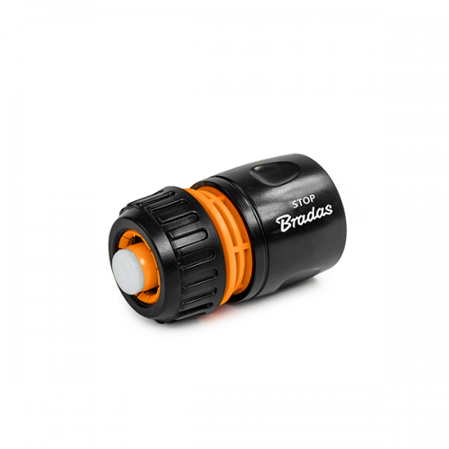 Соединение Быстросъемное с аквастопом 1/2" - 5/8" BLACK LINE  ...BRADAS ECO-PWB2140