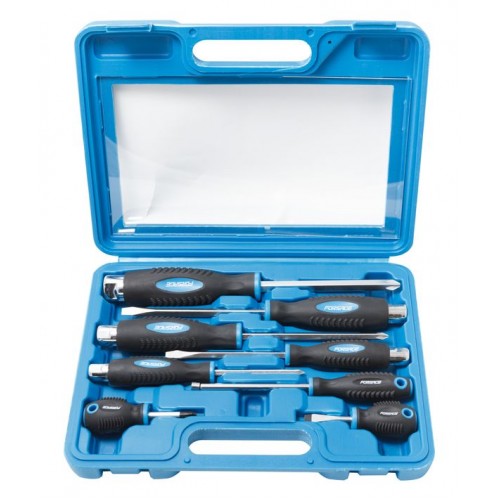 Набор отверток силовых магнитных 8пр. SL, PH Forsage F-7008 Набор отверток силовых магнитных 8пр. SL, PH Forsage F-7008