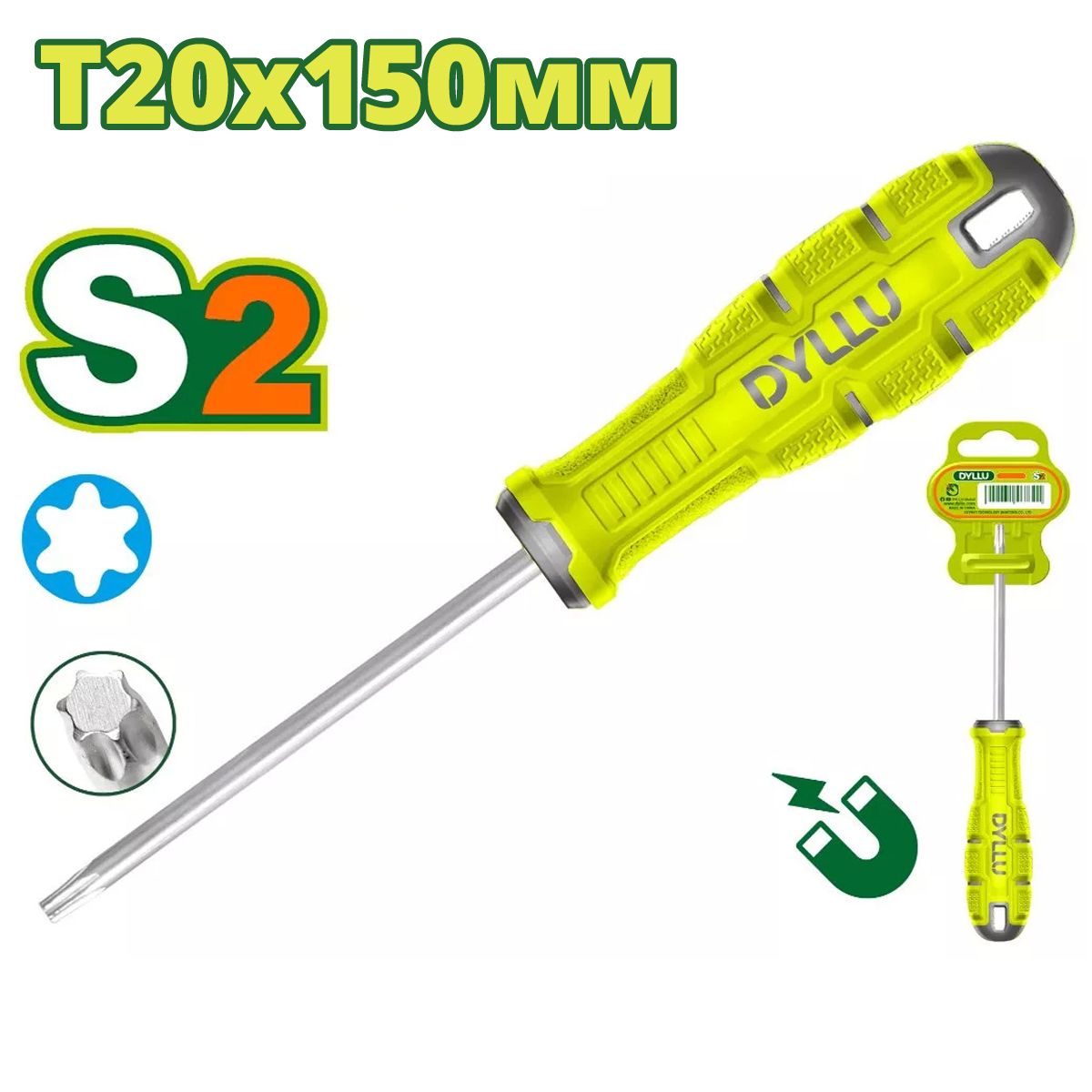 Oтвертка Torx T20x150мм  DYLLU DTSDD226