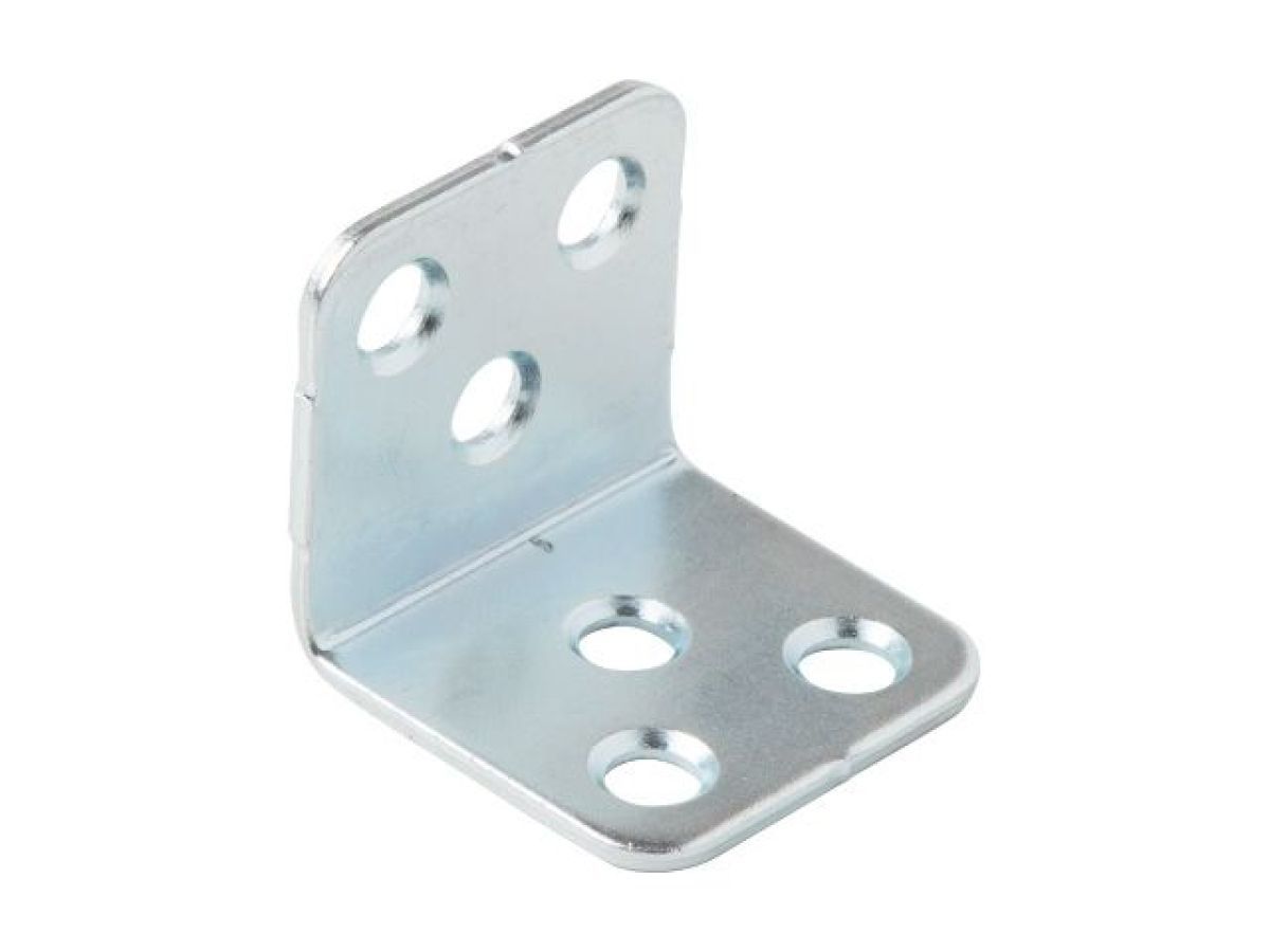 Уголок мебельный 30х30х30 mm белый цинк (4 шт в зип-локе)   STARFIX SMM1-65892-4