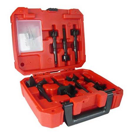 Самоврезающиеся насадки набор 8ед. (25/29/32/38/44/54/65мм, удлинитель 140мм) MILWAUKEE 4932479488