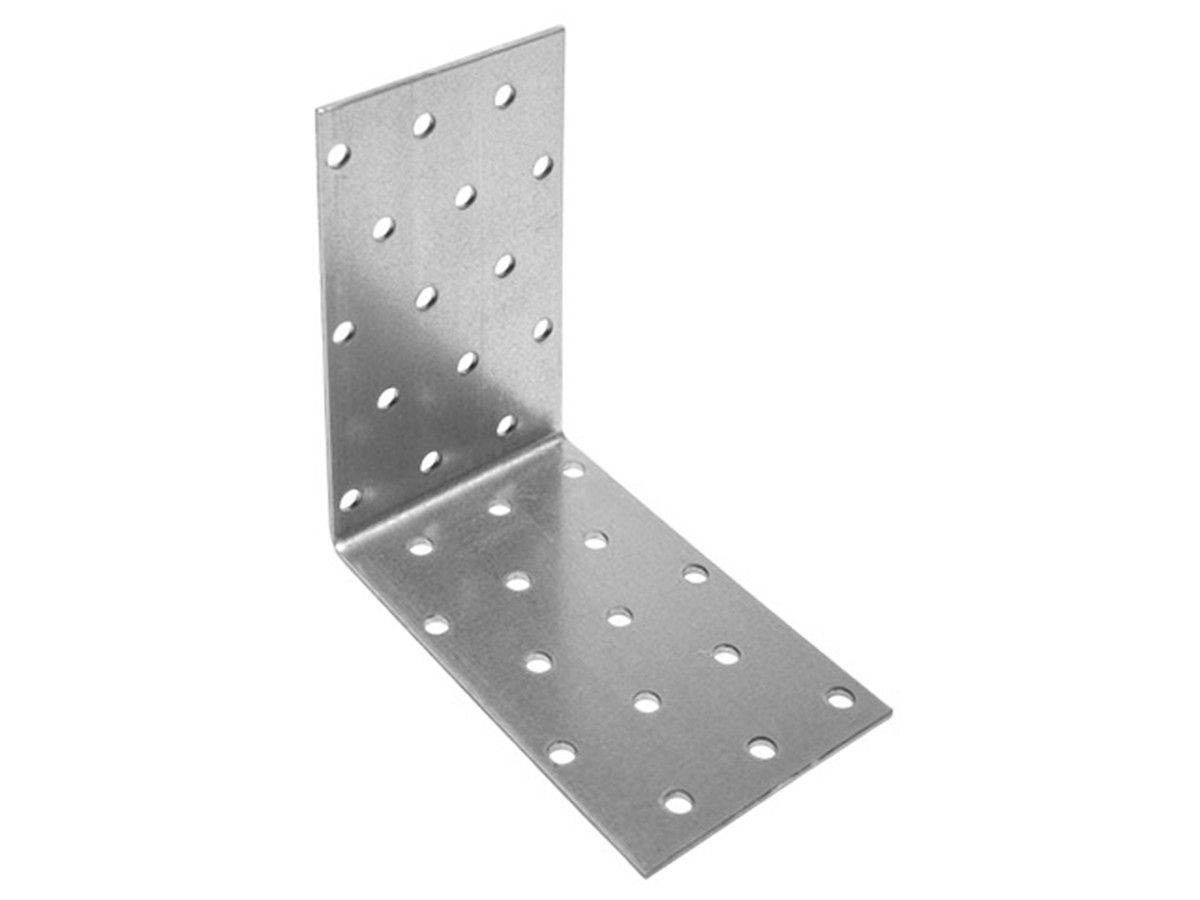 Уголок крепежный равносторонний 60х100x100 mm KUR белый цинк STARFIX SMP-26042-1