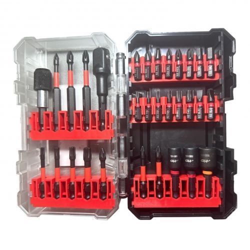 Биты ударные с битодержателем 1/4", S2, набор 31 предмет H-D HD-04613