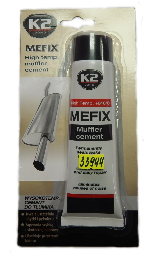 Цемент для ремонта глушителя 140гр  K2 Mefix