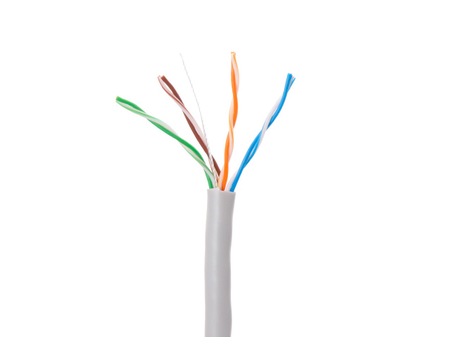 Кабель витая пара U/UTP Cat5E 4х2х24AWG (0.51мм) 305м, медь, внутренний (ПВХ) ЮПИТЕР JP3000