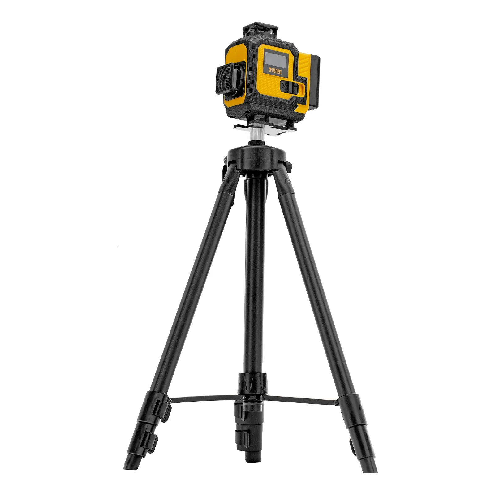 Лазерный уровень мультипризменный DLV 360-4T, 30 м, зеленый луч, Li-Ion 2,4 Aч, штатив   ...DENZEL 350815