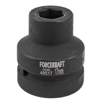 Головка ударная 1", 17мм (6гр.)  FORCEKRAFT FK-48517