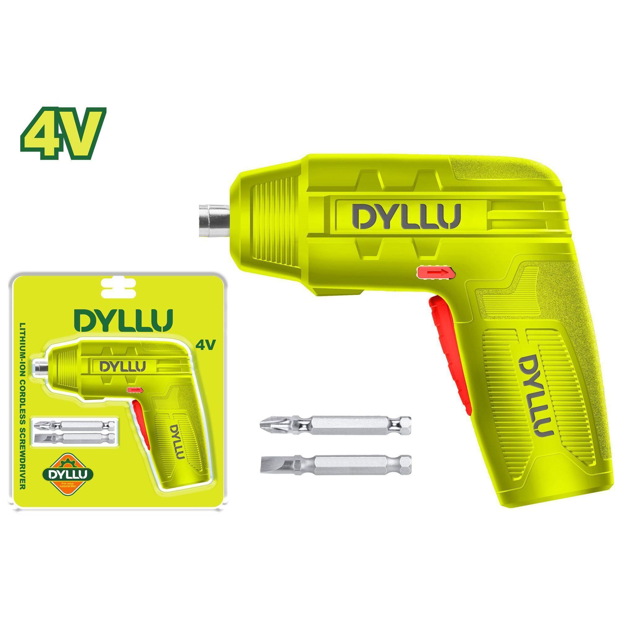 Отвертка аккумуляторная, Hex 1/4", 4В, 4Нм, 240 об/мин,  DYLLU DTCV4401