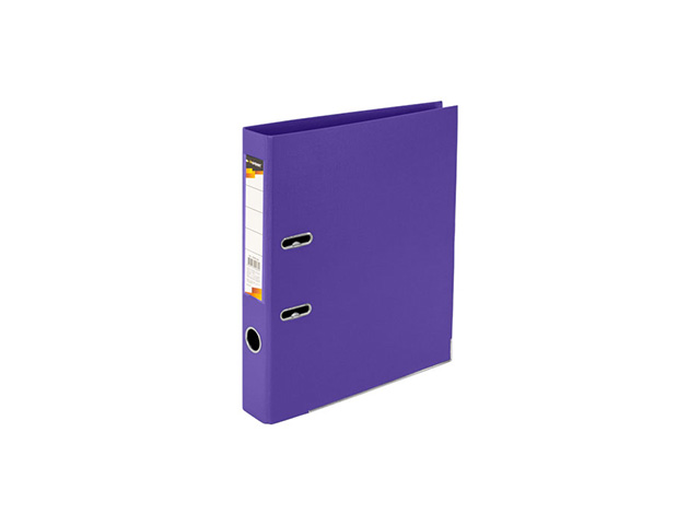 Папка-регистратор 55 мм двухсторонний PVC фиолетовый,  INФОРМАТ P2PVC-55/Flt