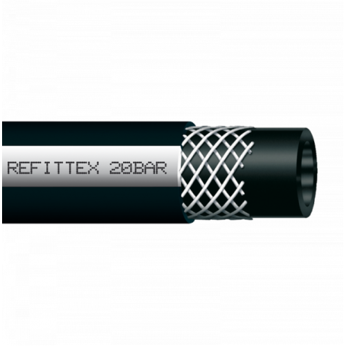 Шланг ПВХ армированный REFITTEX 20/60bar 10х15mm x 1м (кратно 25м)  BRADAS RH20101525