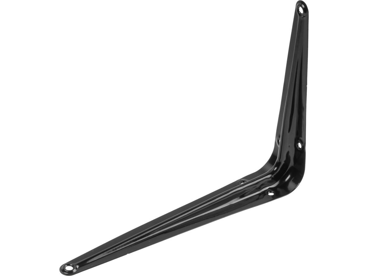 Кронштейн с ребром жесткости 200х250 мм черный STARFIX SMP-51552-1