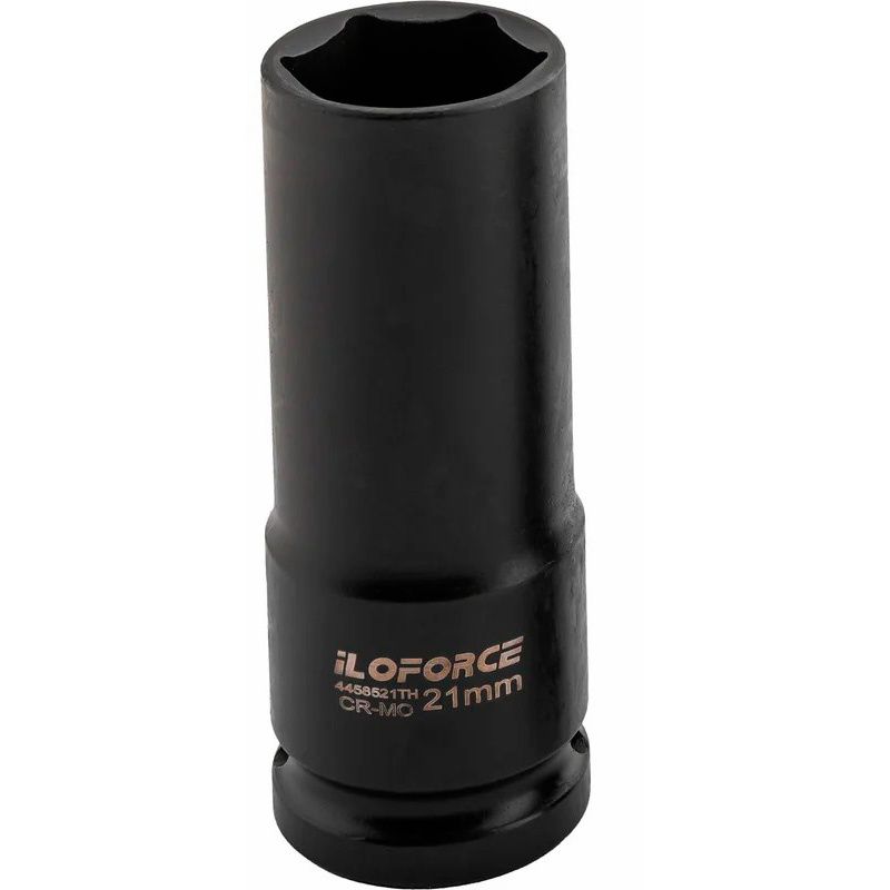 Головка ударная глубокая тонкостенная 21мм, 1/2" (6гр.) ILOforce IF-4458521TH