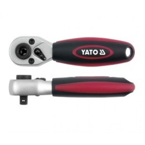 Ключ трещоточный для головок 1/4" Т72  YATO YT-0331