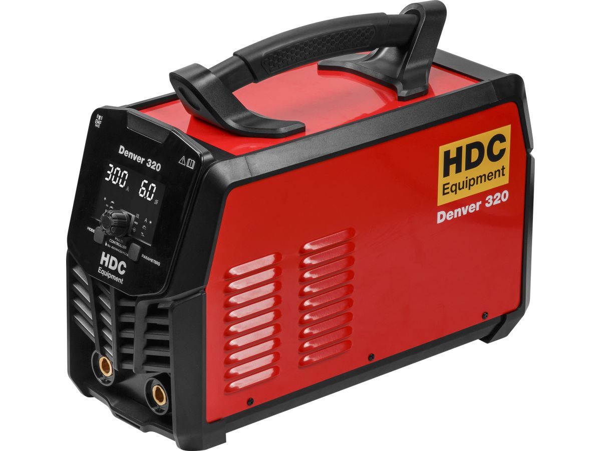 Инвертор сварочный HDC Denver 320 (380В, 20-300 А, 68В, электроды диам. 1.6-6.0 мм, вес 12.8 кг) HDC Equipment HD5610-2