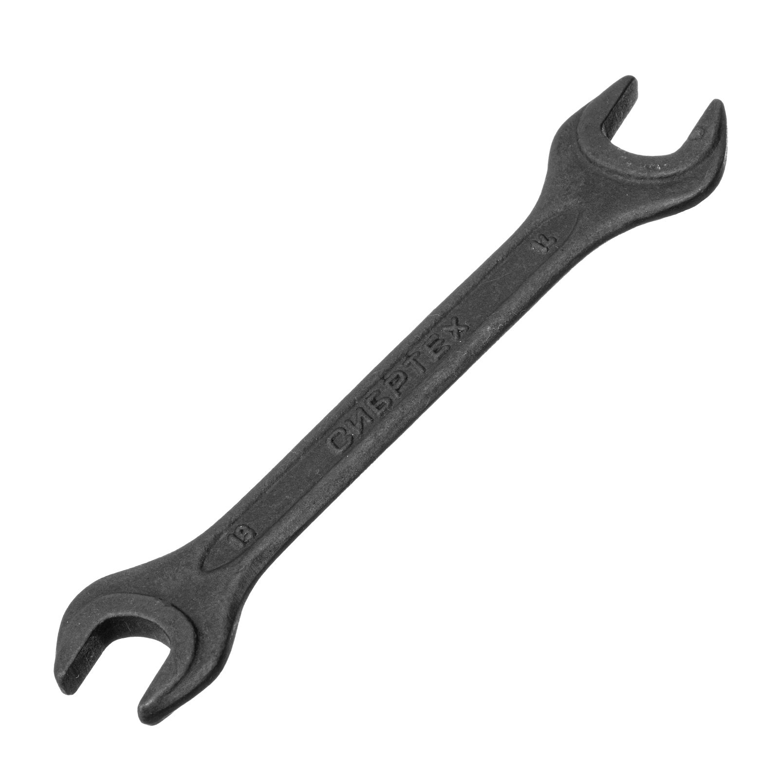 Ключ рожковый, 13 х 14 mm, CrV, фосфатированный, ГОСТ 2839 Сибртех 14325