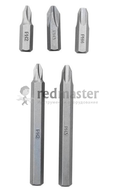 Бита 5/16" крестообразная 80ммL, PH.2 Rock FORCE RF-151802