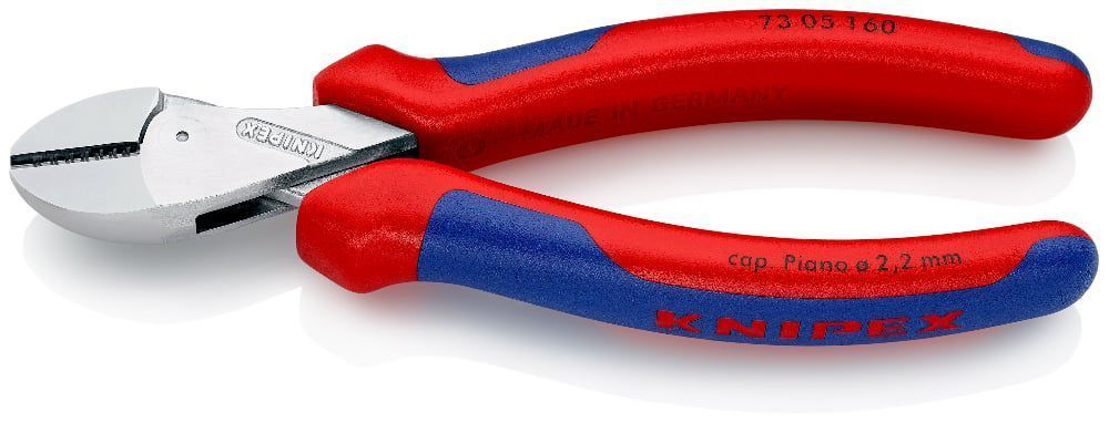 Бокорезы компактные особой мощности X-Cut®,  L-160 мм, хром., 2-комп. рукоятки   ...KNIPEX 7305160