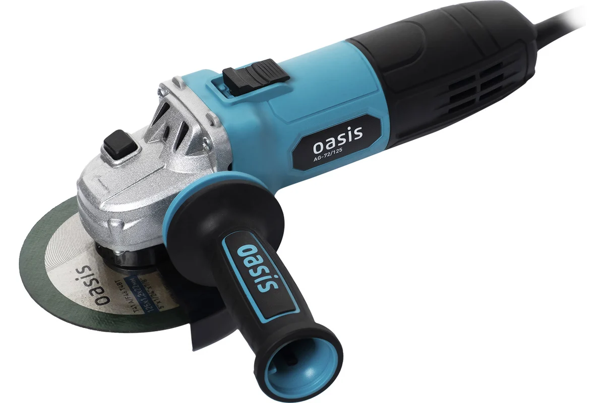 Угловая шлифовальная машина 720Вт, 125мм, 12000об/мин, Oasis Pro AG-72/125...OASIS AG-72/125 Pro