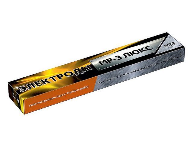 Электроды МР-3 ЛЮКС ф 4.0mm уп. 2.5 кг  МЭЗ 4627150030594