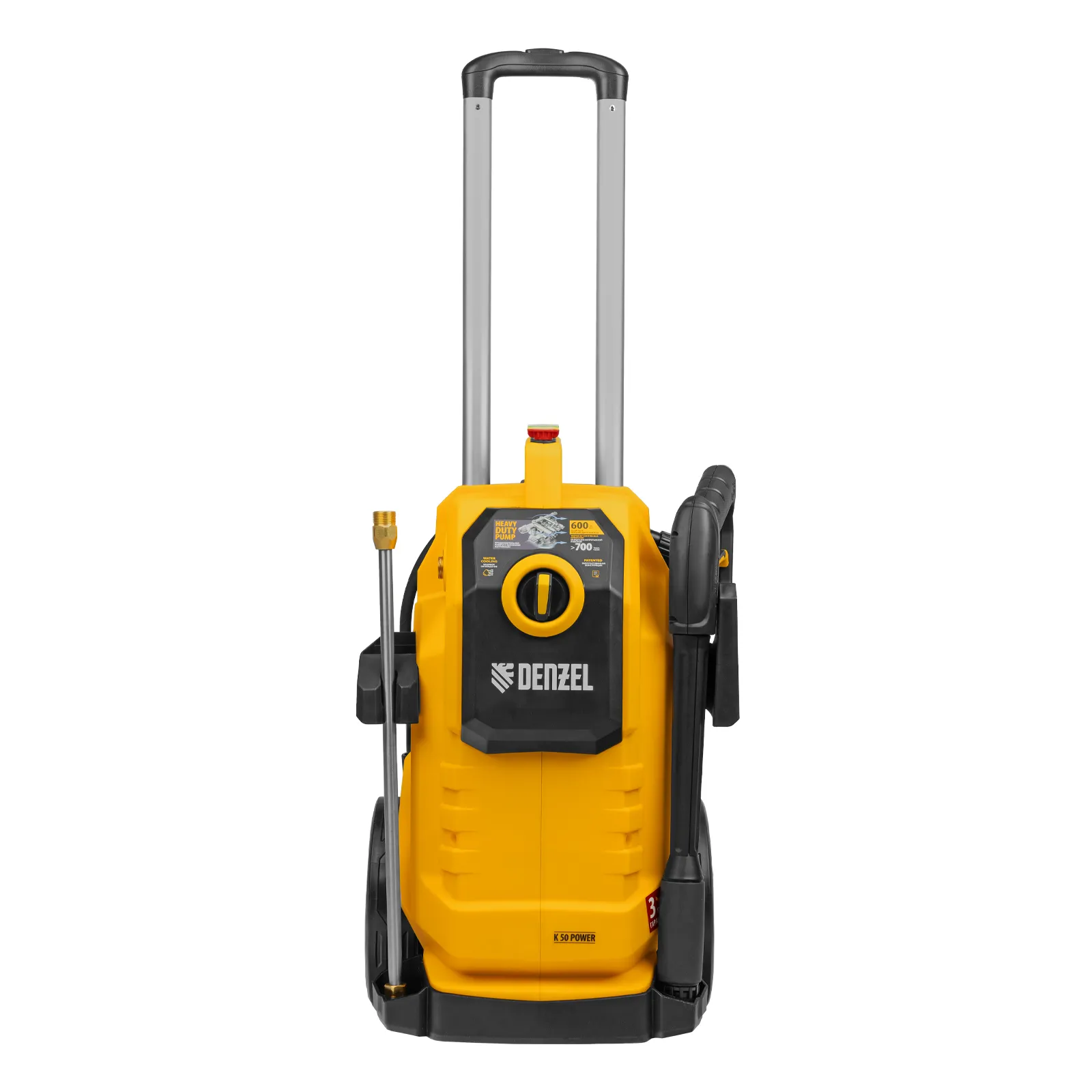 Моечная машина высокого давления K 50 Power, 2100 Вт, 150 бар, 600 л/ч, асинх. двиг. DENZEL 58271