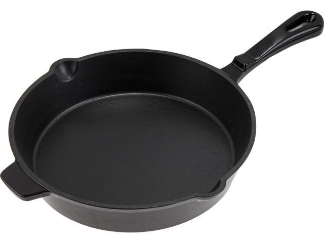 Сковорода чугунная ф 26,5х5,4 см с ручкой, серия Classic, (Покрытие эмаль) PERFECTO LINEA 57-265542