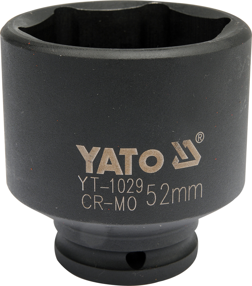 Головка торцевая ударная 1/2" 6гр. 52mm L78mm CrMo  YATO YT-1029