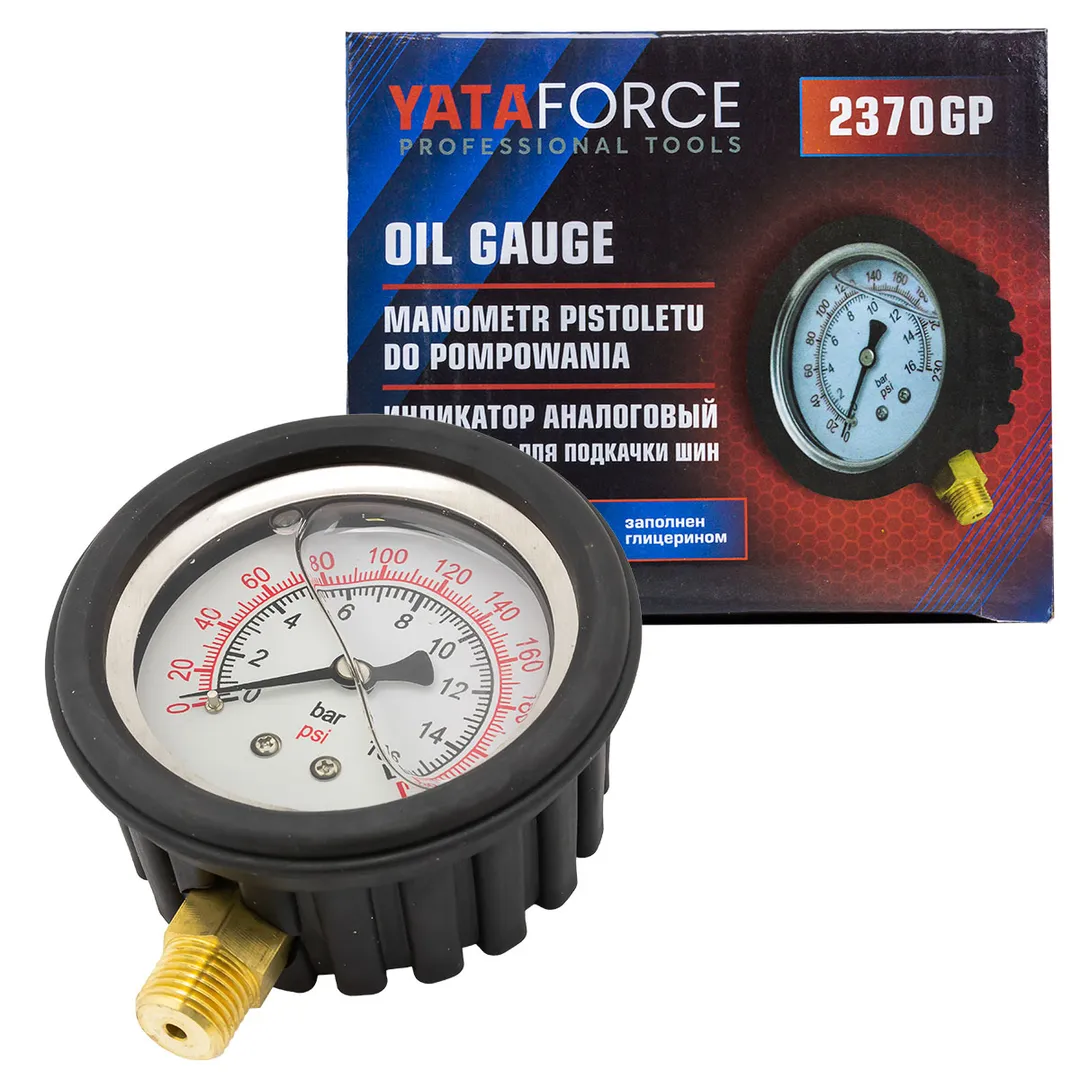 Манометр к пистолету для подкачки шин 2370G  YATAFORCE YF-2370GP