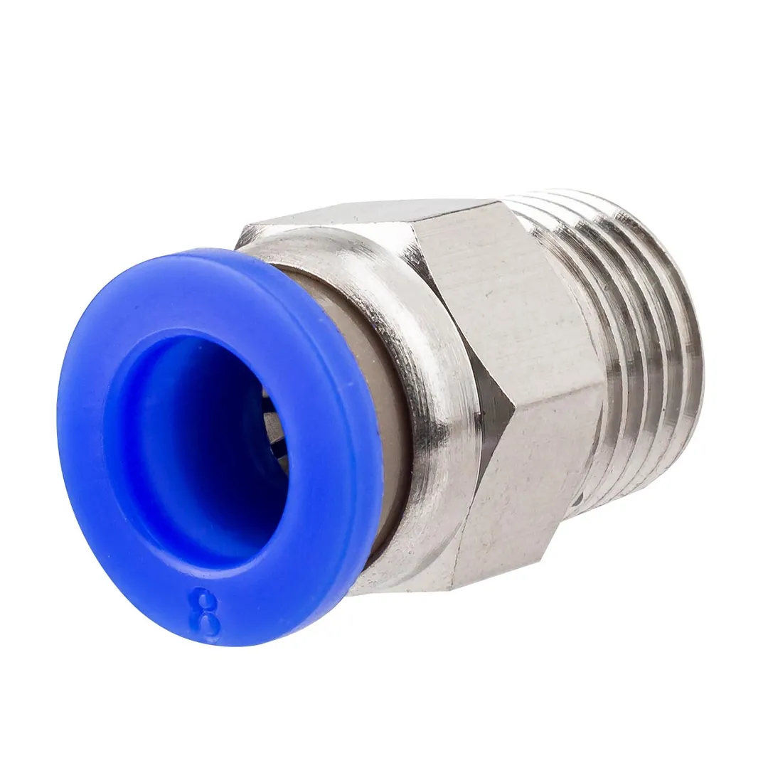 Фитинг для пластиковых трубок 8мм с наружной резьбой 1/4" Forsage F-SPC08-02