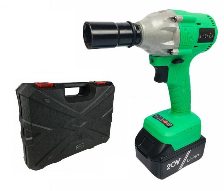 Гайковерт аккумуляторный 1/2", 200Н/м, 20В 2АКБ 4.0А/ч,  Crusher 20-Li...Zitrek 063-4079