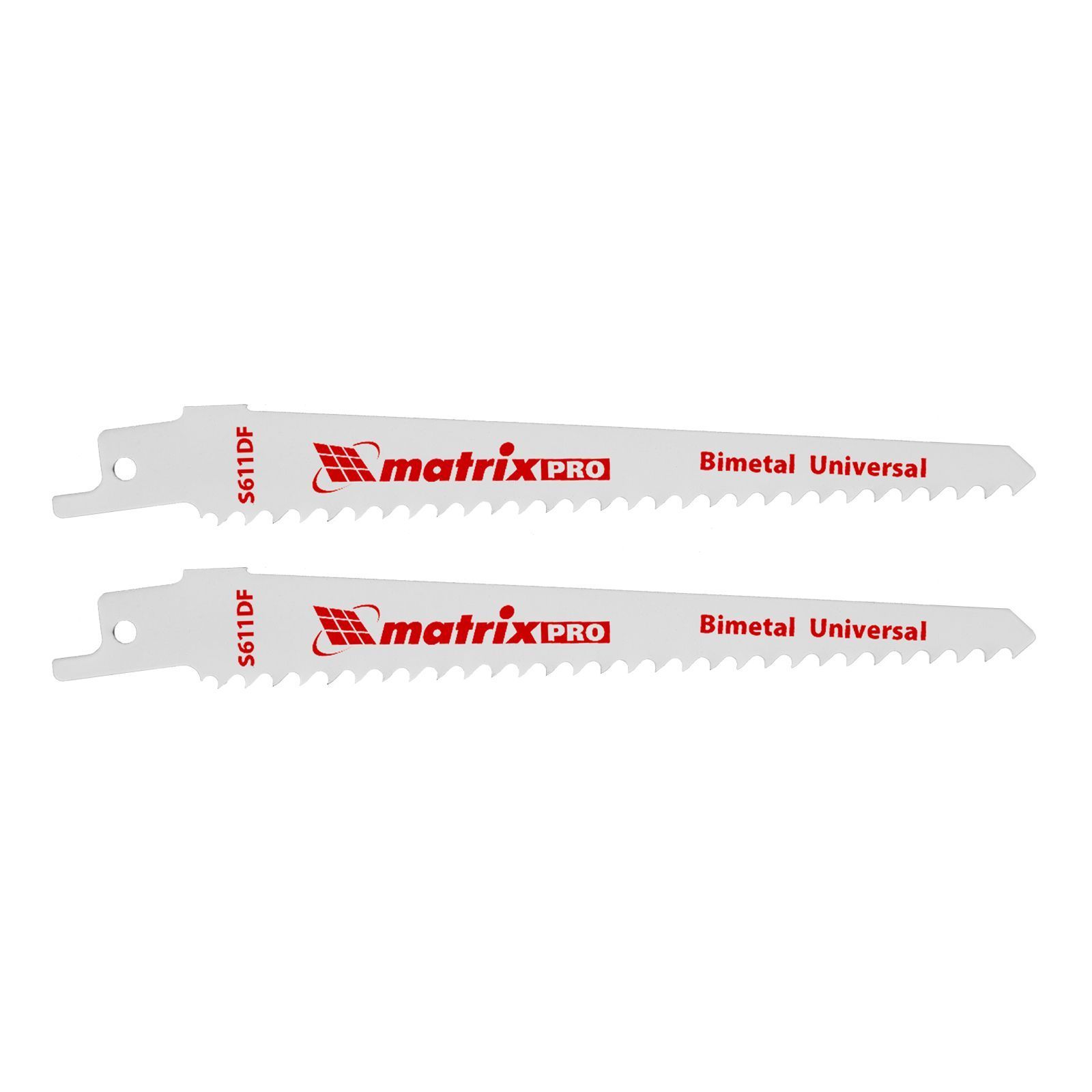 Полотна универсальные для сабельной пилы S611DF 125 / 4.3 mm, Bimetal, 2 шт., PRO Matrix 782004