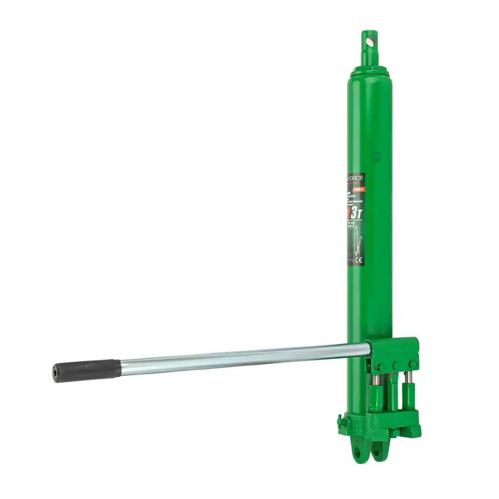 Цилиндр гидравлический удлиненный 3т с двухштоковым насосом RockFORCE RF-1203-2