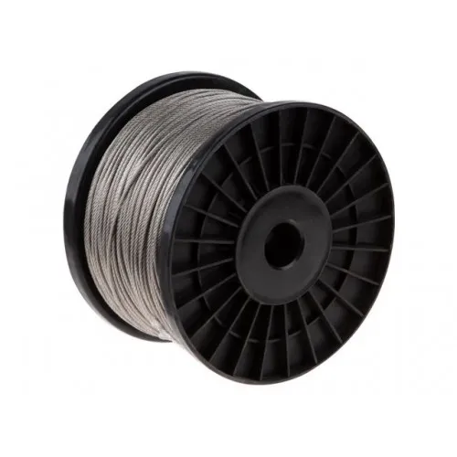 Трос М8 нерж.сталь(А2), DIN 3055 (бухта 250м) STARFIX SM-47026-250