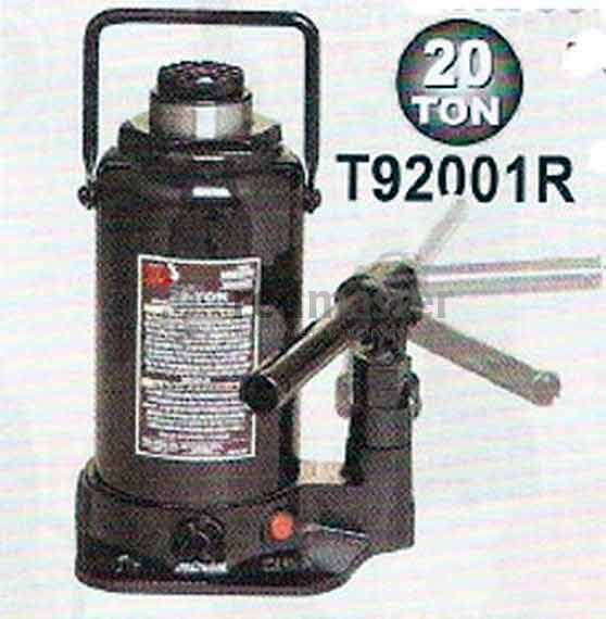 Домкрат бутылочный с клапаном 20 т (h215-457mm) вращающая ручка Torin T92001R