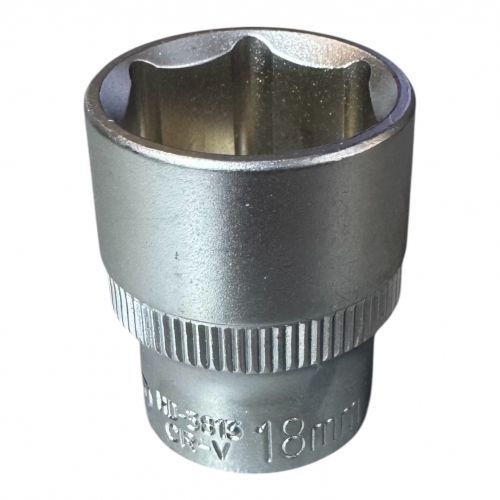 Головка торцевая 3/8" 6гр. 18мм L30мм CrV H-D HD-3813