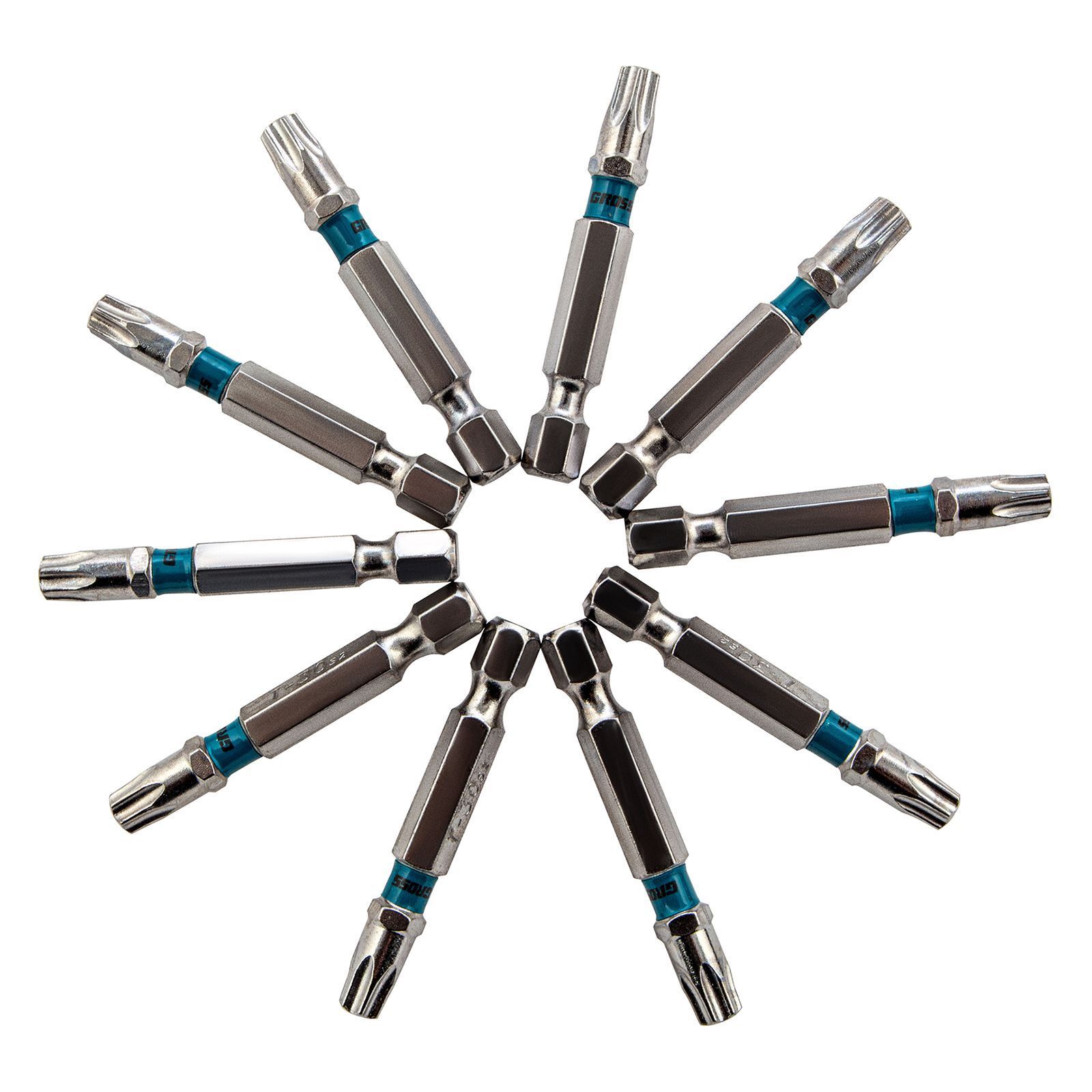 Набор бит TORX 30х50, сталь S2, 10 шт. Gross 11472