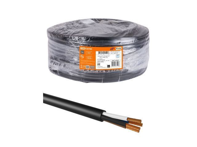 Кабель КГТП-ХЛ 4х6-0,66 ГОСТ (100м)  TDM SQ0110-0026