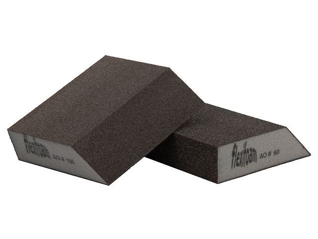 Губка абразивная 98х69х26mm Р100 Angle  (УГЛОВАЯ) Flexifoam 61956