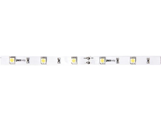 Лента светодиодная PLS 5050/30 (7.2 Вт/м, 360-450 Лм/м, 6500К, IP65, 12В) зеленый (5м в уп) JAZZWAY 327590