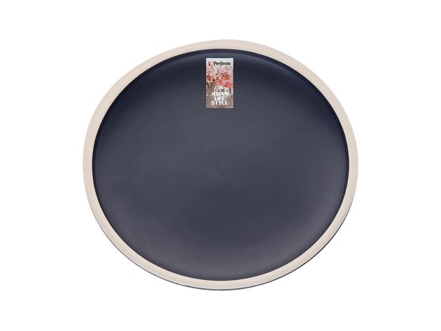 Тарелка десертная керамическая, 21 см, серия ASIAN, синяя  PERFECTO LINEA 17-112102