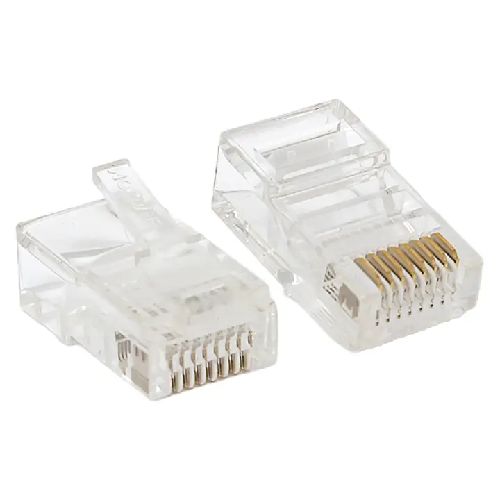Коннектор RJ-45 TERACOM неэкран. 8P8C Cat.5E универс. (упак.10шт) EKF TRC-PLUG-5EUTP-10