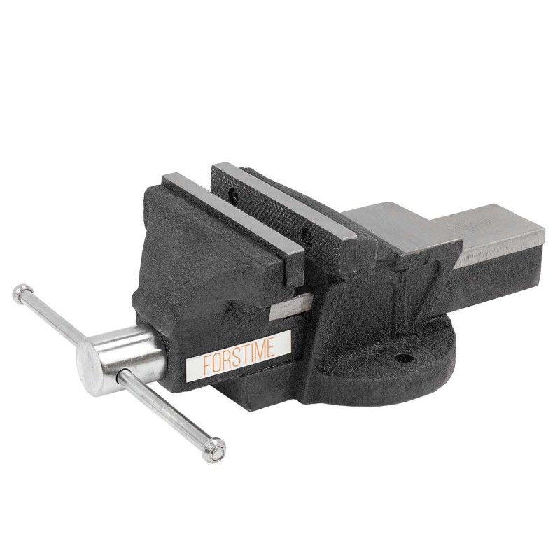 Тиски стальные с наковальней 5" (125мм) FORSTIME FT-6540205