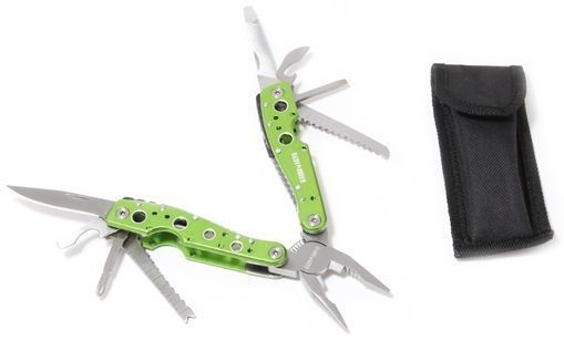 Пассатижи многофункциональные складные "Multi Tool" 11в1 (нож, открывашка, пила, надфиль, отвертки SL/РН, кусачки, плоскогубцы)в чехле BaumAuto BM-3041609