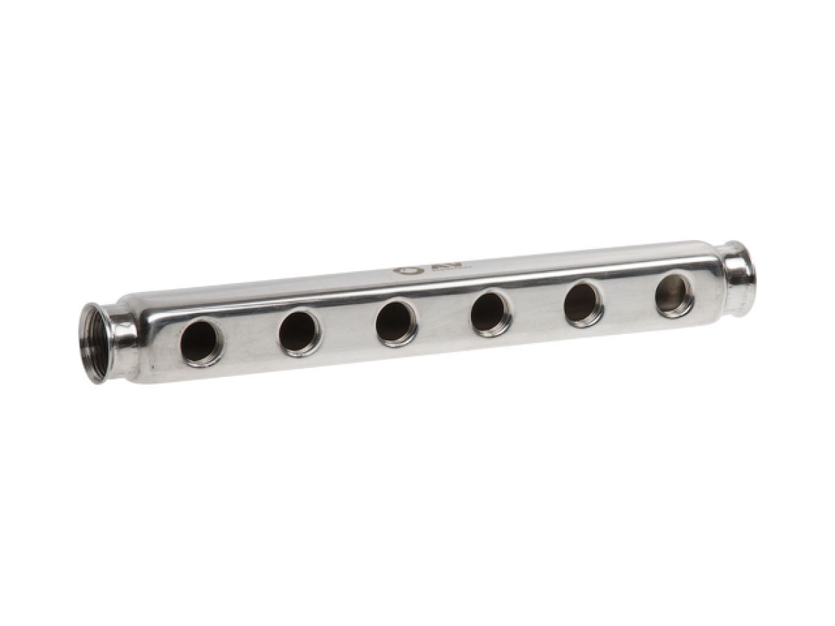 Коллектор 1/2"х6 вых. односторонний AV Engineering AVE155029