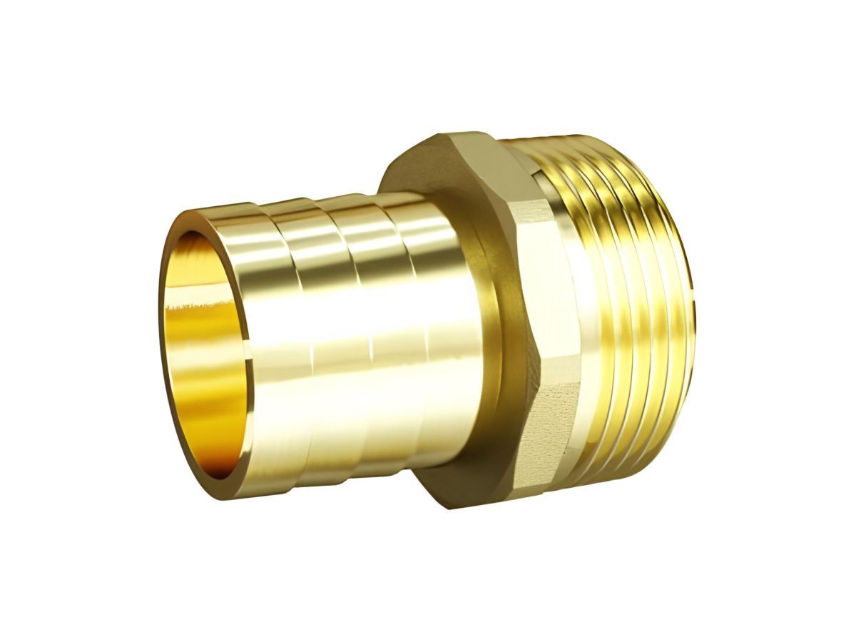Штуцер для шланга нар. 25х3/4”, LD LD LD.65.395.1.20x25L