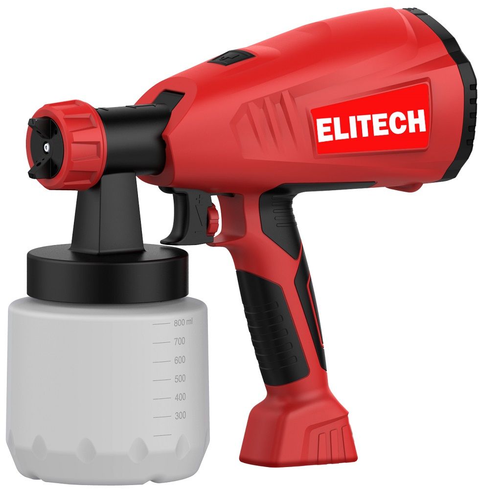 Краскораспылитель сетевой КЭ 0426П ,400Вт , HVLP , 0,8 л , ELITECH 207362