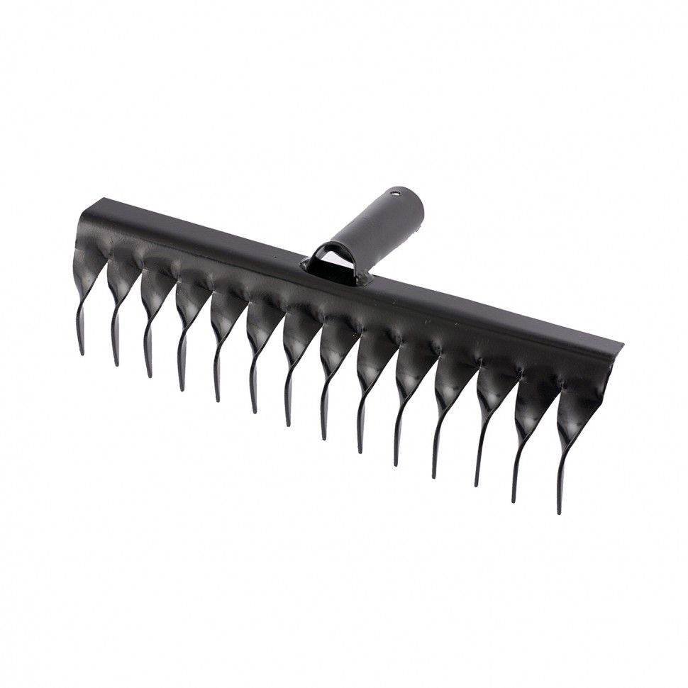 Грабли стальные, 300 мм, 14 витых зубьев, без черенка Сибртех 61765